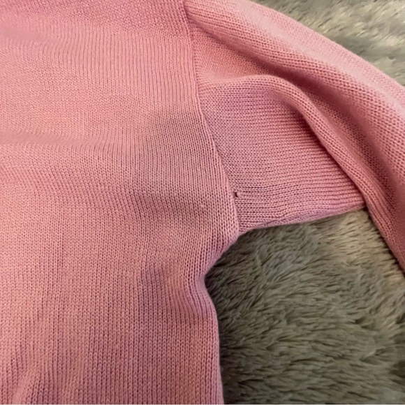 Plain Pink Light Sweater | Boohoo | Size SM - Picture 4 of 4